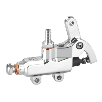 Kustom Tech Wire Operator Master Cylinder In Polished Finish (14mm Bore) (40-080)