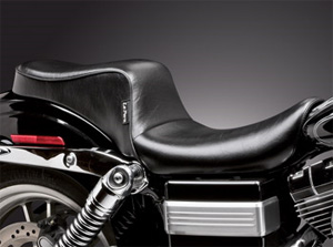 Le Pera Cherokee Smooth Seat for 2006-2017 ALL Dyna (Foam with Smooth Cover) (LK-021)