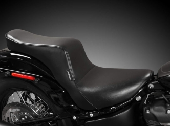 Le Pera Cherokee Smooth 2-Up Seat in Black For 2018-2023 FXBB Street Bob, FLSL Slim & FXST Standard  Models (LY-020)