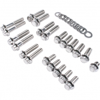 Feuling Chassis Trim Bolt Kit in Stainless Steel Finish For 2004-2022 XL Models (3066)