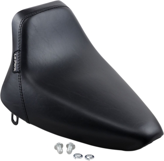 Le Pera Bare Bones Smooth Foam Solo Seat 12 Inch Wide in Black For 1984-1999 Softail Models (LN-007)