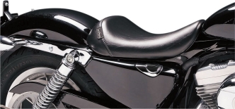 Le Pera Bare Bones LT Smooth Foam Solo Seat 10 Inch Wide in Black For 2004-2020 XL Sportster (Excluding 2007-2009 XL) With 3.3 Gallon Fuel Tank Models (LF-006)