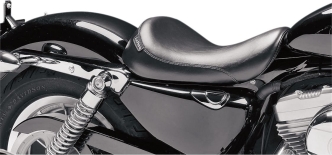 Le Pera Silhouette Smooth Foam Solo Seat 10 Inch Wide in Black For 2004-2022 XL Sportster (Excluding 2007-2009 XL) With 3.3 Gallon Tank Models (LF-856)