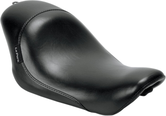 Le Pera Silhouette Smooth Foam Solo Seat 10.5 inch Wide in Black For 2007-2009 XL Sportster With 3.3 Gallon Fuel Tank Models (LFK-856)