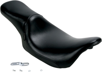 Le Pera Silhouette Foam 2-Up Seat 12 Inch Rider Width in Black For 2008-2023 Touring Models (LK-847)
