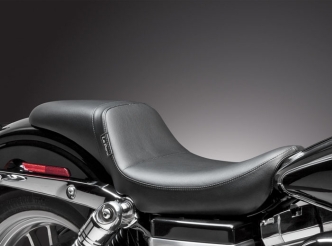 Le Pera Daytona Daddy Long Legs Smooth Seat In Black For Harley Davidson 2006-2017 Dyna Models (LK-510DL)