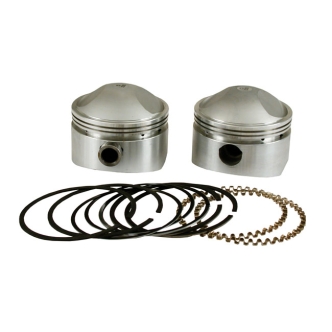 S&S 3-7/16 Inch Forged Stroker Piston Kit +.030 Inch Size For 1936-1984 Big Twins (106-5530)