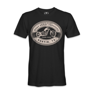 West Coast Choppers Death Glory T-shirt Black Size Small (ARM577649)