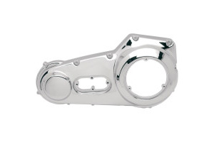 Drag Specialties Chrome Aluminium Outer Primary Cover For 89-93 Softail And 91-93 Dyna Motorcycles (1107-0037)