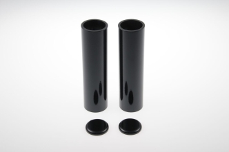 Cult Werk 4-Piece Fork Tube Cover Kit in Gloss Black Finish For 2004-2022 Sportster (Excluding 2011-2022 XL1200X/XS/C/CX, 883L, 1200T) Models (HD-SPO067)
