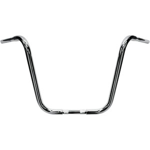 Drag Specialties 16 Inch Ape Hanger 32mm (1-1/4 inch) Buffalo Handlebars in Chrome Finish For Touring Motorcycles (0601-2735)