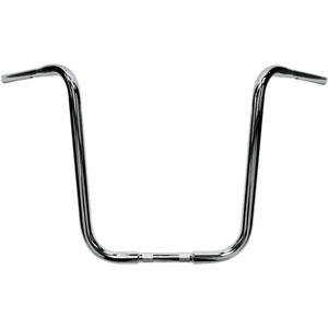 Drag Specialties 20 Inch Ape Hanger 32mm (1-1/4 inch) Buffalo Handlebars in Chrome Finish For Touring Motorcycles (0601-2742)