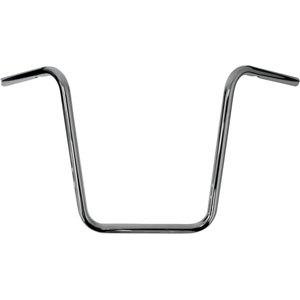 Drag Specialties 14 Inch Ape Hanger 25.4mm (1 inch) Touring Handlebars in Chrome Finish (0601-1220)