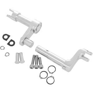 Drag Specialties 2 Inch Extended Forward Control Conversion Kit In Chrome For Harley Davidson 2011-2022 XL1200C/X/XS/V Models (1622-0476)