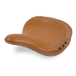 Doss Brown Leather Military Solo Seat (ARM700309)