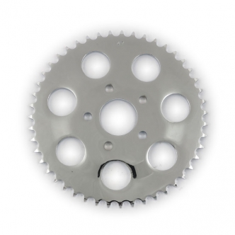DOSS 530 Chain Conversion 46 Teeth Rear Sprockets in Chrome Finish For 1986-1992 XL Sportster & 1992-1999 XL When Converted To Rear Chain Models (ARM643109)