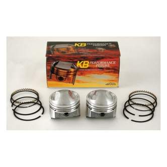 KB Performance 3-5/8 Inch big Bore Standard Diameter Piston Kit For 1948-1984 Big Twin With 3-5/8 Big Bore Cylinders And Strokes From 4-1/4 Inch To 4-3/4 Inch (88 Inch To 98 Inch Engines) Models (ARM386449)