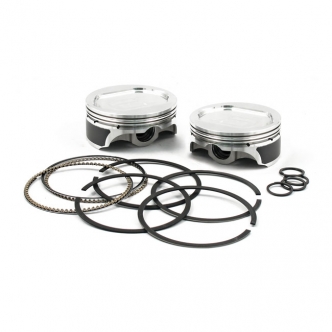 KB Performance 96/103 Inch To 110 Inch Twin Cam Standard Diameter Piston Kit For 2007-2017 110 Inch Twin Cam Models (ARM918449)