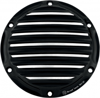 Roland Sands Design Nostalgia 6-HOLE Cover Derby in Contrast Cut Finish For 2004-2020 Sportster, 2008-2012 XR1200 Models (0177-2024-BH)