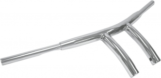 Drag Specialties 7 Inch Rise 1.5 Inch Radius T-Bar Handlebar In Chrome For Victory Models (0601-0871)