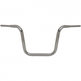 Drag Specialties 13 Inch Big Buffalo 1 1/2 Inch Ape Handlebar In Chrome Finish For Harley Davidson Models With Or Without E-Throttle Models (0601-4301)