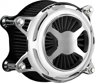 Vance & Hines VO2 X Air Cleaner Kit in Chrome Finish For 2016-2017 Softail, 2016-2017 FXDLS, 2008-2016 Touring, Trike (E-Throttle) Models (72043)