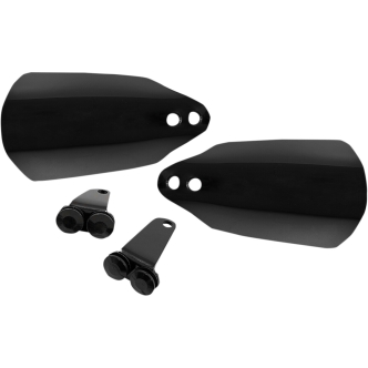 Memphis Shades Black Hand Guards For Harley Davidson 2022-2023 Low Rider ST & 2008-2023 FLHR Road King (MEB7216)