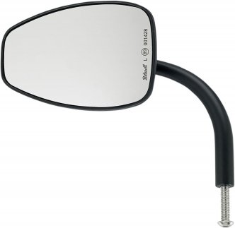 Biltwell Utility Teardrop Mirror With Perch Mount in Black Finish (Sold Single) (6504-400-131)