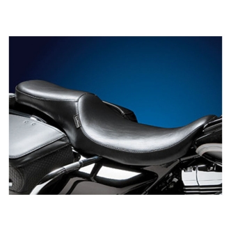 Le Pera Silhouette Foam 2-Up Seat 12 Inch Rider Width in Black For 1994-1996 FLHR Road King Models (L-847RK)