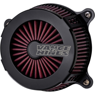Vance & Hines VO2 Cage Fighter Air Cleaner Kit in Matte Black Finish For 2000-2015 Softail, 1999-2017 Dyna (Excluding 2017 FXDLS), 2001-2007 FLT/Touring (Excluding CVO) Models (40067)