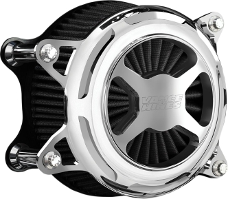 Vance & Hines VO2 X Air Cleaner In Chrome Finish For HD M8 Softail, Touring And Trike Models (72345)