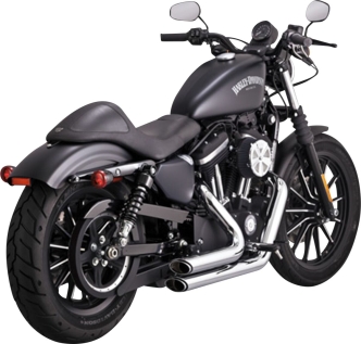 Vance & Hines Shortshots Staggered Exhaust System In Chrome Finish For 2014-2022 HD Sportster Models (17329)