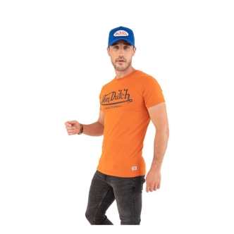 Von Dutch Life T-shirt Orange Size Small (ARM194379)