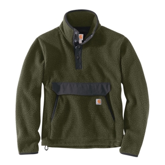 Carhartt Fit Fleece Pullover Basil Heather Size Medium (ARM635059)