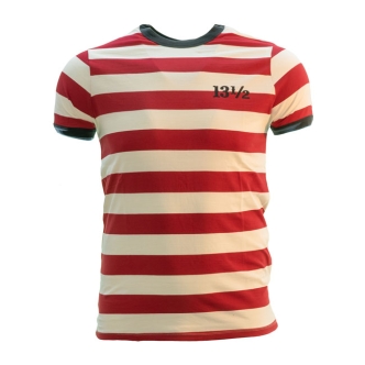 13 & 1/2 Magazine TSR Ringer T-Shirt Red/White Size 2XL (ARM247095)